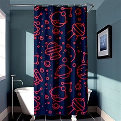 Seamless Space Pattern Shower Curtain 36  X 72  (stall) 