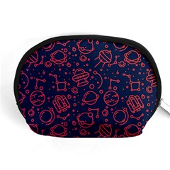 Seamless Space Pattern Accessory Pouch (medium)