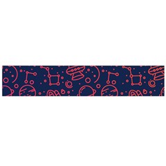 Seamless Space Pattern Large Flano Scarf 