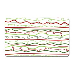 Scribble-pattern Magnet (rectangular)