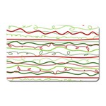 Scribble-pattern Magnet (Rectangular) Front