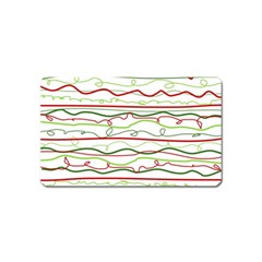 Scribble-pattern Magnet (name Card) by Jancukart