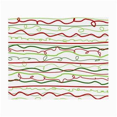 Scribble-pattern Small Glasses Cloth (2 Sides)