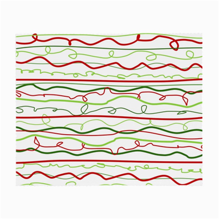 Scribble-pattern Small Glasses Cloth (2 Sides)