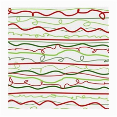 Scribble-pattern Medium Glasses Cloth