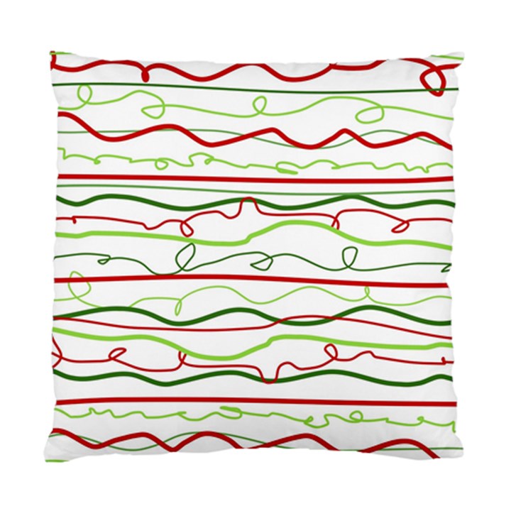 Scribble-pattern Standard Cushion Case (Two Sides)