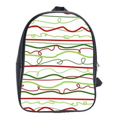 Scribble-pattern School Bag (xl) by Jancukart