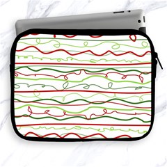 Scribble-pattern Apple Ipad 2/3/4 Zipper Cases by Jancukart