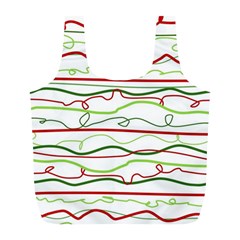 Scribble-pattern Full Print Recycle Bag (l)