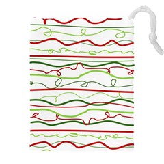 Scribble-pattern Drawstring Pouch (5xl)