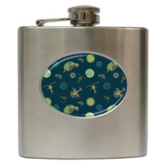 Plankton Pattern- Hip Flask (6 Oz)