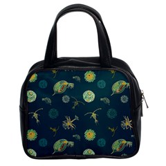 Plankton Pattern- Classic Handbag (two Sides) by Jancukart