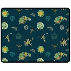 Plankton Pattern- Fleece Blanket (medium) 