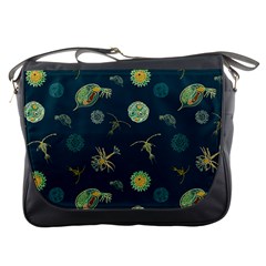 Plankton Pattern- Messenger Bag by Jancukart