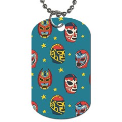 Mask Pattern Dog Tag (two Sides)