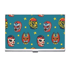 Mask Pattern Business Card Holder