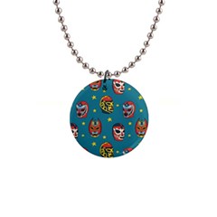 Mask Pattern 1  Button Necklace by Jancukart