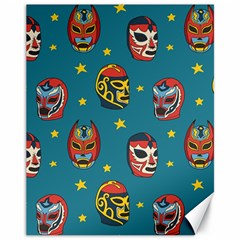 Mask Pattern Canvas 11  X 14 