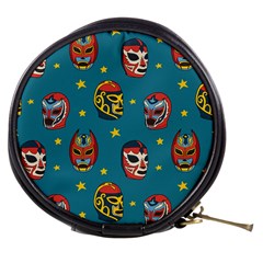 Mask Pattern Mini Makeup Bag