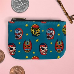 Mask Pattern Mini Coin Purse