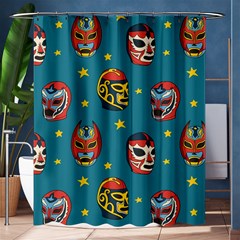 Mask Pattern Shower Curtain 60  X 72  (medium) 