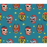 Mask Pattern Deluxe Canvas 14  x 11  (Stretched) 14  x 11  x 1.5  Stretched Canvas