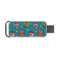 Mask Pattern Portable Usb Flash (two Sides)