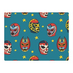 Mask Pattern Double Sided Flano Blanket (mini) 