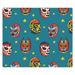 Mask Pattern Double Sided Flano Blanket (Small)  50 x40  Blanket Front