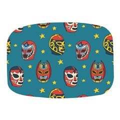 Mask Pattern Mini Square Pill Box