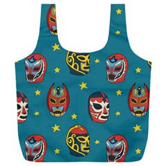 Mask Pattern Full Print Recycle Bag (xxxl)