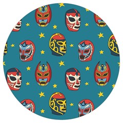 Mask Pattern Round Trivet