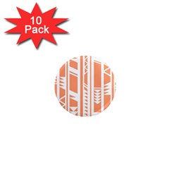 Tribal-pattern 1  Mini Magnet (10 Pack)  by Jancukart