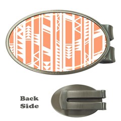 Tribal-pattern Money Clips (oval) 