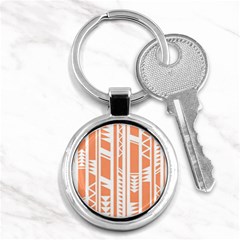 Tribal-pattern Key Chain (round) by Jancukart