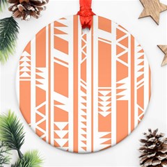 Tribal-pattern Round Ornament (two Sides)