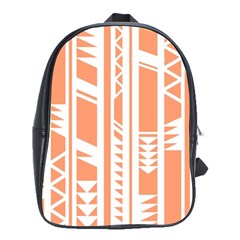 Tribal-pattern School Bag (large)