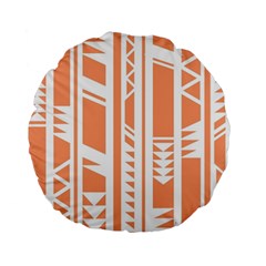 Tribal-pattern Standard 15  Premium Round Cushions by Jancukart