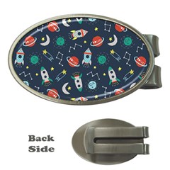 Cute-patterns- Money Clips (oval) 