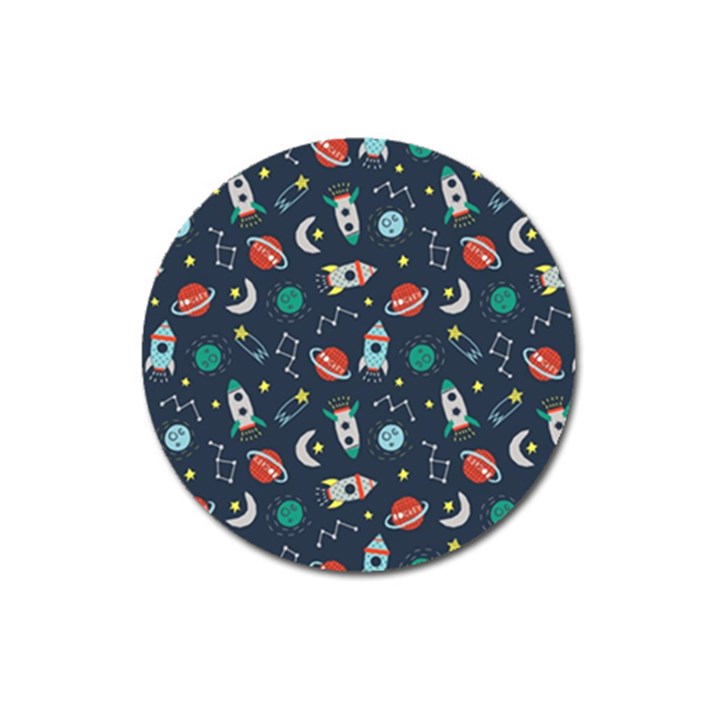 Cute-patterns- Magnet 3  (Round)