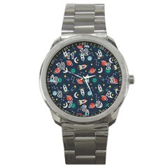 Cute-patterns- Sport Metal Watch