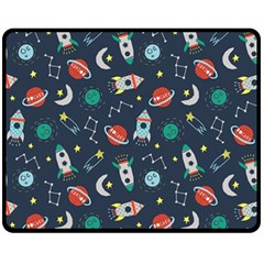 Cute-patterns- Double Sided Fleece Blanket (medium) 