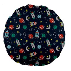 Cute-patterns- Large 18  Premium Flano Round Cushions