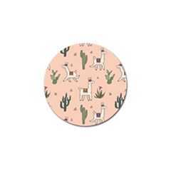 Llamas+pattern Golf Ball Marker (4 Pack)