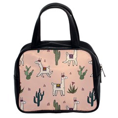 Llamas+pattern Classic Handbag (two Sides)