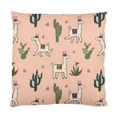 Llamas+pattern Standard Cushion Case (one Side)