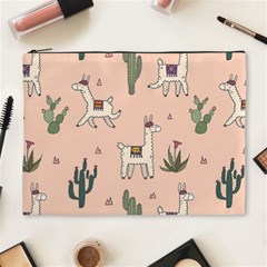 Llamas+pattern Cosmetic Bag (xl)