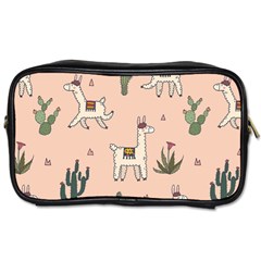 Llamas+pattern Toiletries Bag (two Sides) by Jancukart