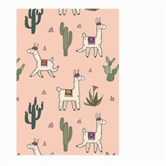 Llamas+pattern Large Garden Flag (two Sides) by Jancukart