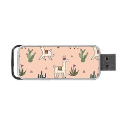 Llamas+pattern Portable Usb Flash (two Sides)